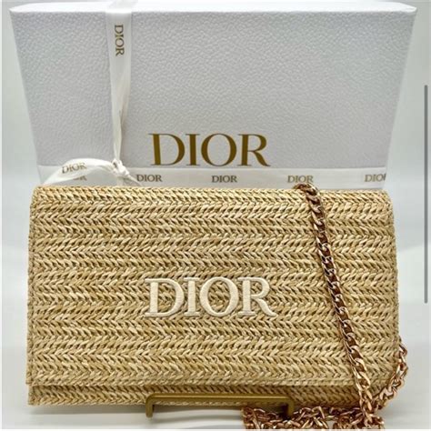 pochette in rafia dior|Dior raffia bag.